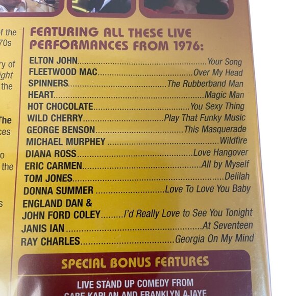 Burt Sugarmans The Midnight Special DVD 1976 Live Performances Digitally Remaste - Picture 3 of 5